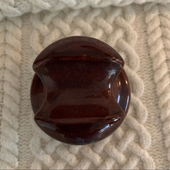 Vintage Brown Ceramic Insulator Excellent - Picture 5 of 10